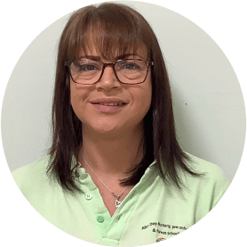 A child learning numbers